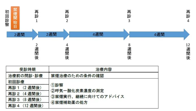 標準的な禁煙治療プログラム